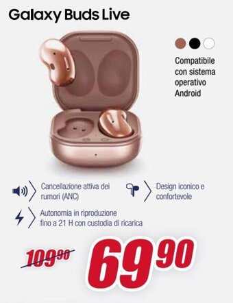 Trony Samsung Galaxy Buds Live offerta