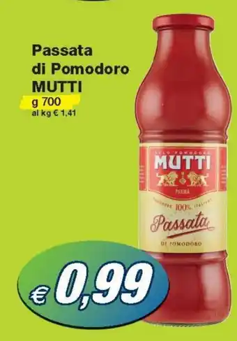 Prix Quality Mutti Passata di Pomodoro 700 g offerta