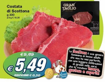 Prix Quality Costata di Scottona 300 g offerta