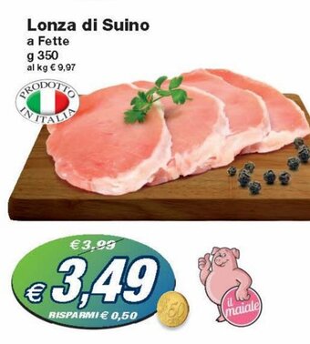 Prix Quality Lonza di Suino 350 g offerta