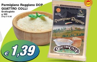 Prix Quality Quattro Colli Parmigiano Reggiano DOP 100 g offerta