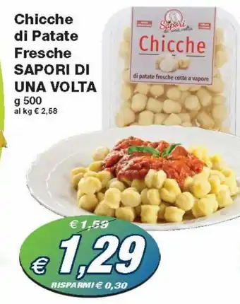 Prix Quality Sapori di Una Volta Chicche di Patate fresche 500 g offerta