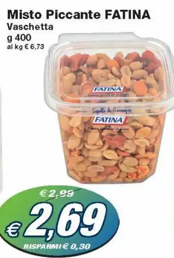 Prix Quality Fatina Misto Piccante Vaschetta 400 g offerta