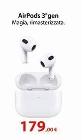 Euronics Airpods 3°gen magia, rimasterizzata. offerta