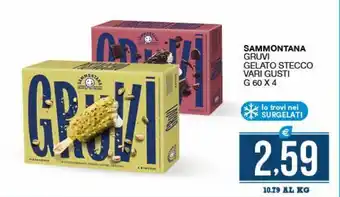 SeBón Supermercati Gruvi gelato stecco sammontana offerta