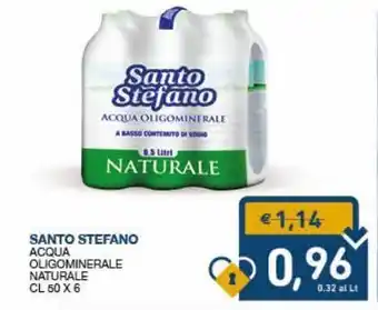 SeBón Supermercati Acqua oligominerale naturale santo stefano offerta