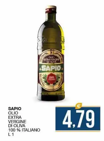 SeBón Supermercati Olio extra vergine di oliva 100% italiano sapio offerta