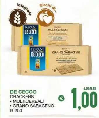 SeBón Supermercati Crackers de cecco offerta