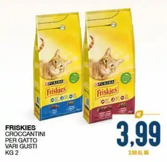 Croccantini per gatti friskies