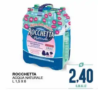 SeBón Supermercati Acqua naturale rochetta offerta