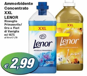 Prix Quality Lenor Ammorbidente Concentrato XXL 1675 ml offerta