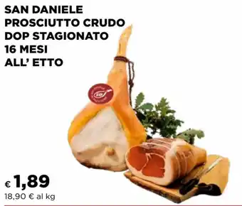 Coop San Daniele Prosciutto Crudo Dop Stagionato 16 Mesi offerta