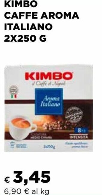 Coop Kimbo Caffe Aroma Italiano 2x250 g offerta