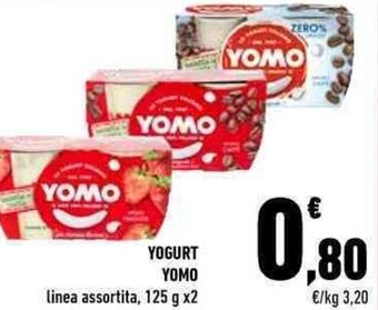 Conad Yomo Yogurt linea assortita 125 g x 2 offerta