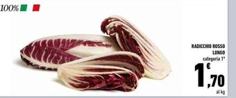 Conad Radicchio Rosso Lungo offerta