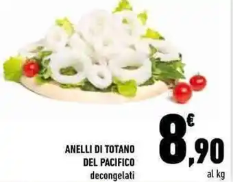 Anelli di Totano del Pacifico decongelati