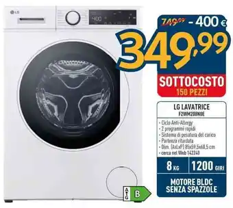 Sinergy LG Lavatrice F2WM208N0E offerta