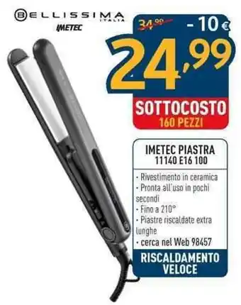 Sinergy Imetec Piastra 11140 E16 100 offerta