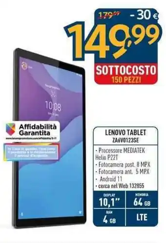 Sinergy Lenovo Tablet ZA6V0123SE offerta