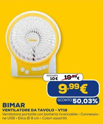 Euronics Bimar Ventilatore da Tavolo - VT16 offerta