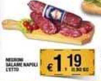 Iper Sigma Salame Napoli l'etto offerta