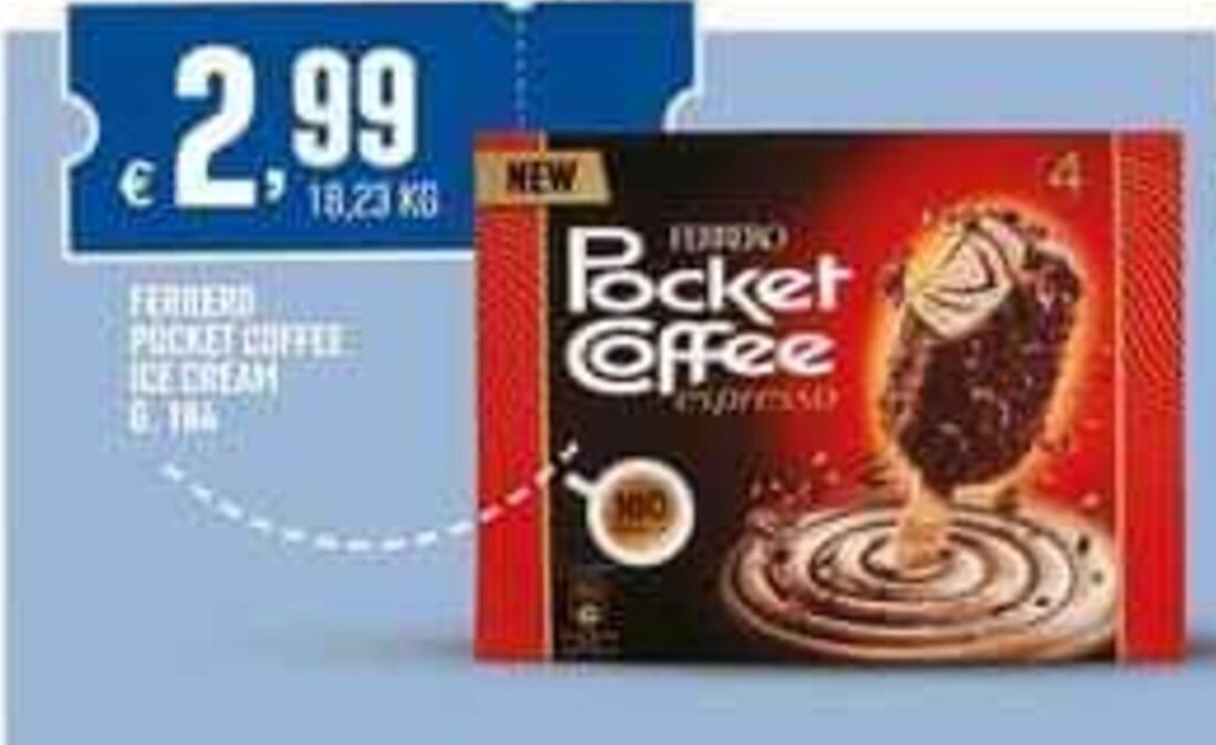 Ferrero Pocket Coffee Ice cream offerta di Iper Sigma