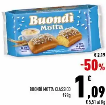 Conad Superstore Motta Buondì classico 198 g offerta