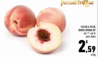 Conad Superstore Pesche a Polpa Bianca Bivona IGP offerta