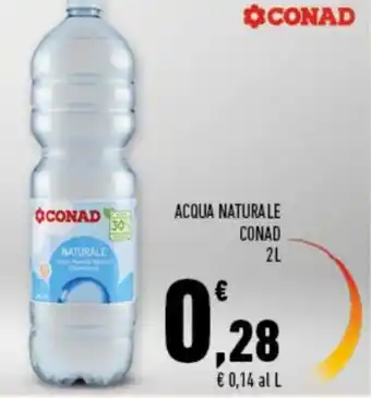 Conad Superstore Conad Acqua Naturale 2 l offerta