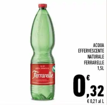 Conad Superstore Ferrarelle Acqua Effervescente Naturale 1,5 l offerta