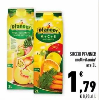 Conad Superstore Pfanner Succhi 2 l offerta