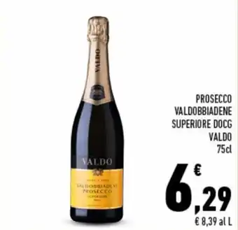 Conad Superstore Valdo Prosecco valdobbiadene superiore Docg 75 cl offerta