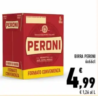 Conad Superstore Peroni Birra 6x66 cl offerta