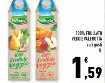 Valfrutta 100% Frullato Veggie vari gusti 1L