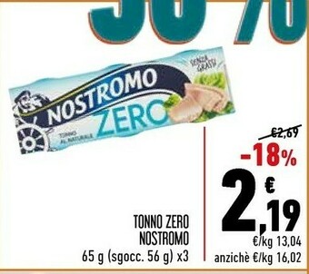 Conad Nostromo Tonno offerta