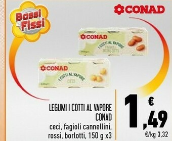 Conad Ceci Legumi offerta