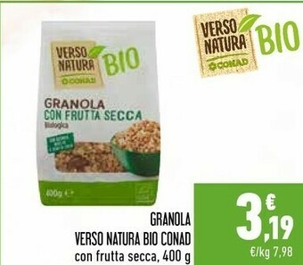 Conad Natura bio Frutta secca offerta