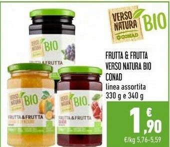 Conad Natura bio Marmellata offerta