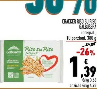 Conad Galbusera Crackers offerta