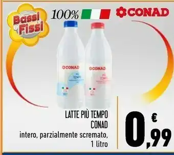 Conad Tempo Latte parzialmente scremato offerta