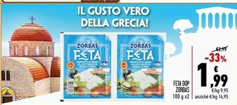 Conad Zorbas Formaggio offerta