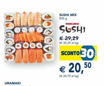 Esselunga Sushi mix 830 g offerta