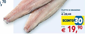 Esselunga Filetto di branzino al kg offerta