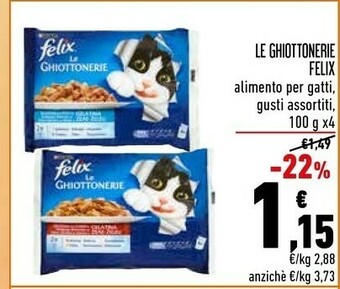 Conad Felix Cibo per gatti offerta