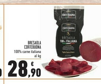 Conad Corte buona Bresaola offerta