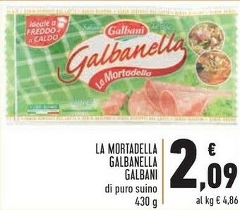 Conad Galbani Mortadella offerta