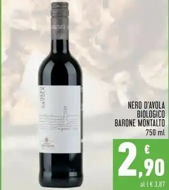 Conad Barone Nero d'Avola offerta