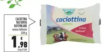 Conad Bayernland Caciottina Valfiorita offerta