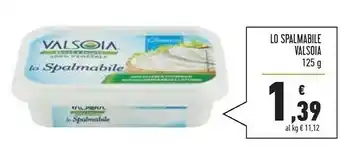 Conad Valsoia Lo Spalmabile 125 G(ml) offerta