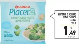 Conad contorno misto di verdure piacersi conad offerta